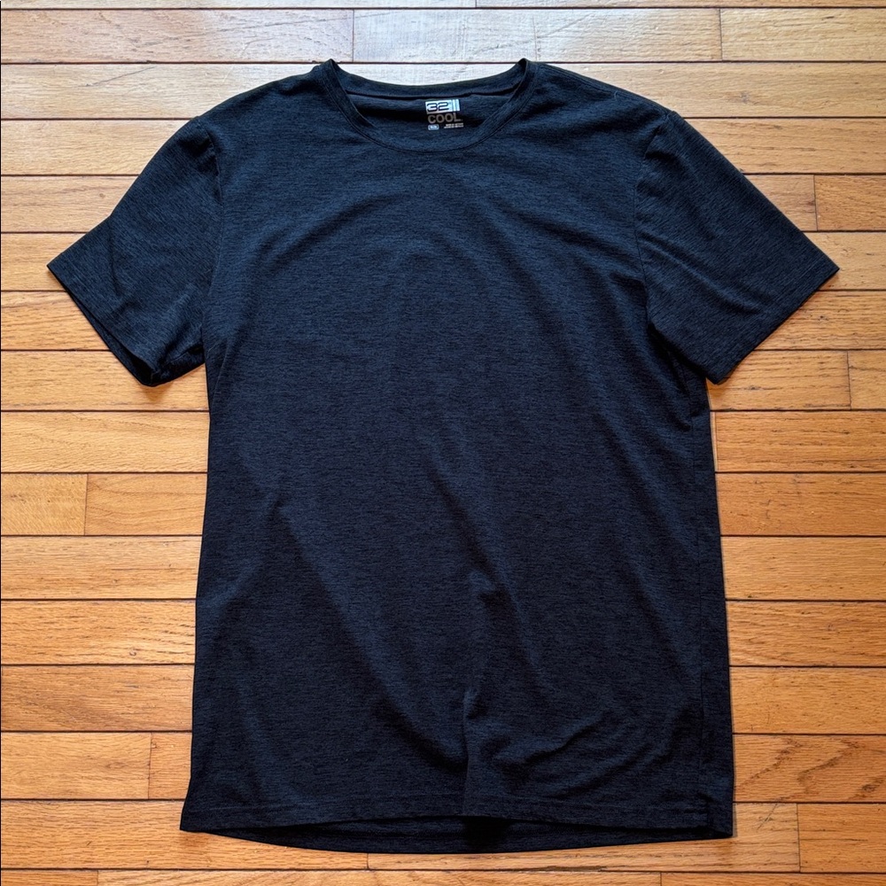 32 Degrees Cool Charcoal Gray Short Sleeve Tee T-Shirt Shirt Men’s Size Medium M